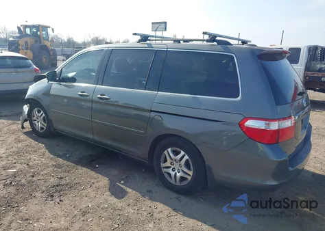 2007 Honda Odyssey Ex-L z USA, uszkodzony, nr VIN 5FNRL38747B427128